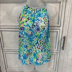 Lilly Pulitzer Colorful Halter Top